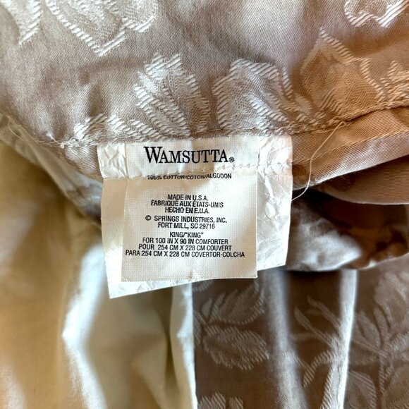 Wamsutta King Floral Jacquard Duvet Cover & Shams Set - Picture 13 of 15